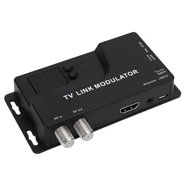 Alt view image 2 of 3 - -Compatible to Modulator, 471.25MHz885.25MHz 1080P HD Coaxial Converter for TV Game Console Satellite Box DVD PC