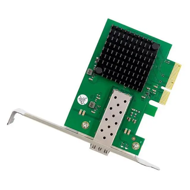 Alt view image 2 of 3 - PCIe 4.0 X4 10G + Network Card RTL8127ATF Single Port Fiber Ethernet Adapter for NAS Server Win10/11