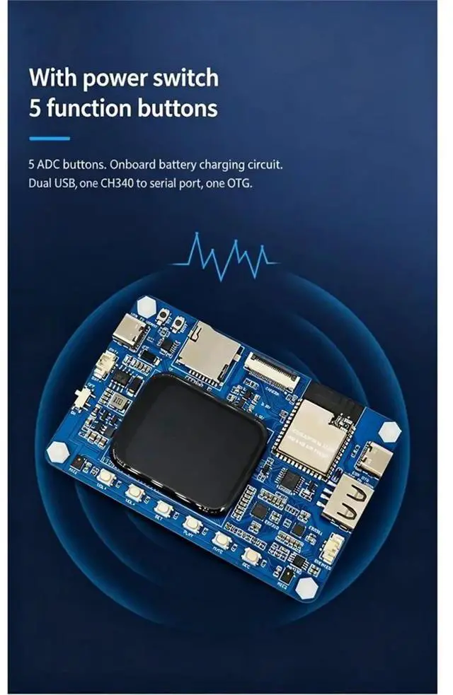 Alt view image 2 of 3 - XiaoZhi AI Voice Chatbot Development Kit 1.69 Inch Screen TypeC Charging Programming Board