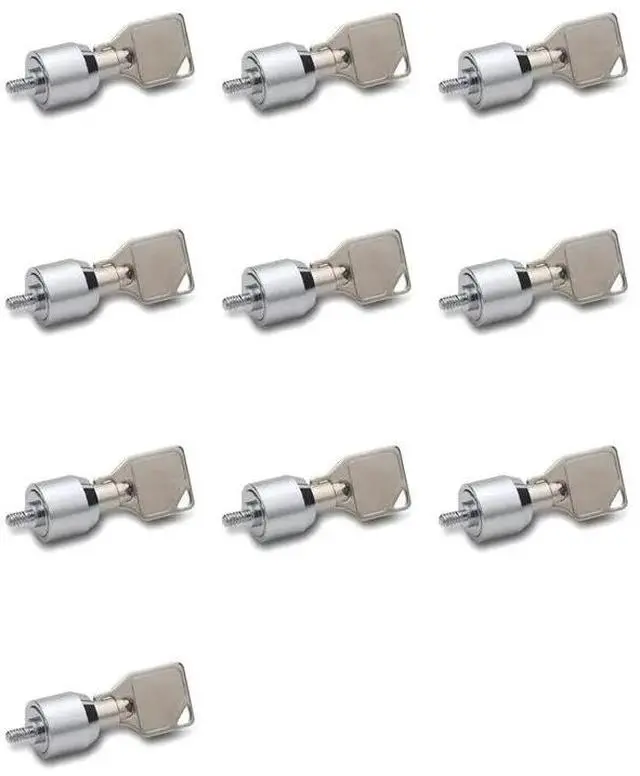 Main image of 10X Desktop Computer Lock Computer Case Lock Lock For Internet Cafe Office Management Lock