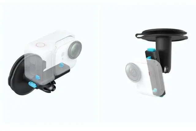 Main image of For GO Ultra Magnetic Rotating Bracket Pivot Stand Mount with Suction Base for Wall Window Camera Support