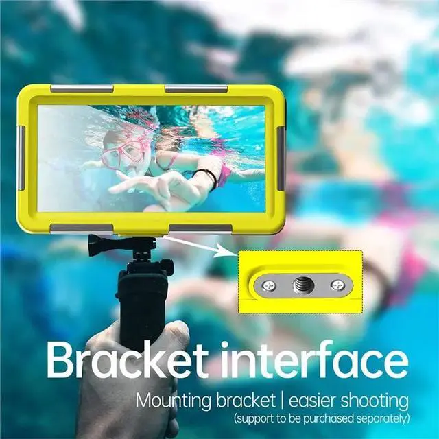 Alt view image 3 of 3 - Universal 6.9 Inch Waterproof Phone Case, Multi-Functional,Durable IP68, Professional Diving Photography Protector