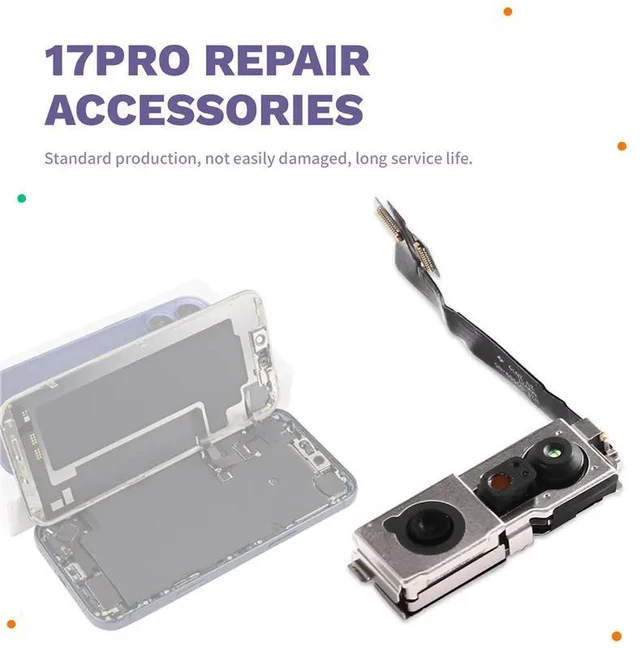 Alt view image 2 of 6 - For 17 Pm Small Front Face ID Sensor Camera Flex Cable Replacement Part For Repair Accessories