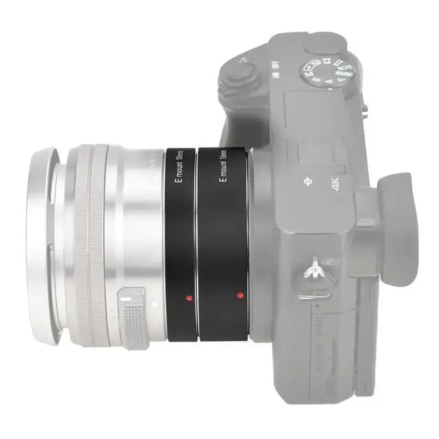 Alt view image 2 of 3 - Camera Auto Focus Macro Adapter Ring for FE/E-Mount Lenses Close Up Ring Adapter with AF Electronic Contacts