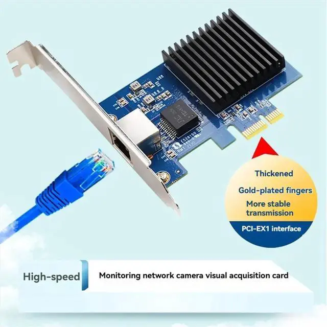 Main image of 10Gb PCIe NIC Network Card Single RJ45 Port RTL8127 Chip PCI- Express X1 Vision Acquisition Card for Win10/Win 11