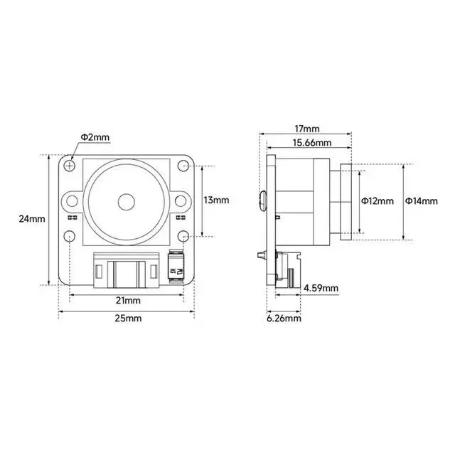 Alt view image 3 of 3 - TSL1401 Linear CCD Camera Module Electrical Signal Processing with 128 Pixels 5IN-XH2.54 Port for DIY Smart Robot