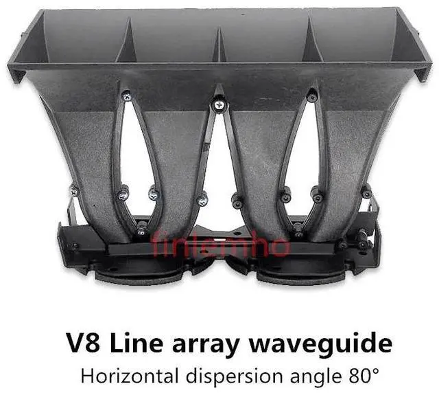 Main image of V8 Line Array DJ Speaker Tweeter Horn 2x1.4 Inch Throat For Public Address System Professional Audio Stage DJ Mixer Home Theater