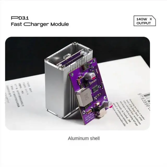 Main image of 140W Fast Charging Desktop Charger 12-32V -Boost DC5.5X2.5mm to PD3.1 Conversion Module Type-C Output High Power, C1