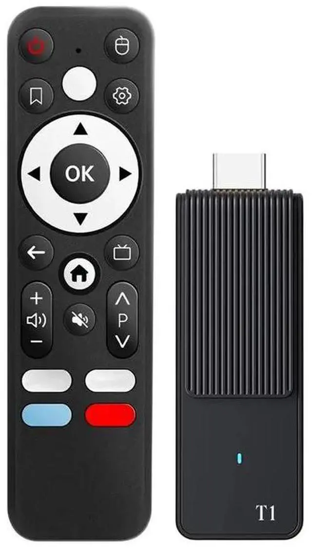 Main image of Voice Remote Assistant Android 14.0 RK3518 6 BT5.4 Smart TV Stick T1 Android TV Stick Home Media Player 2+ 16G