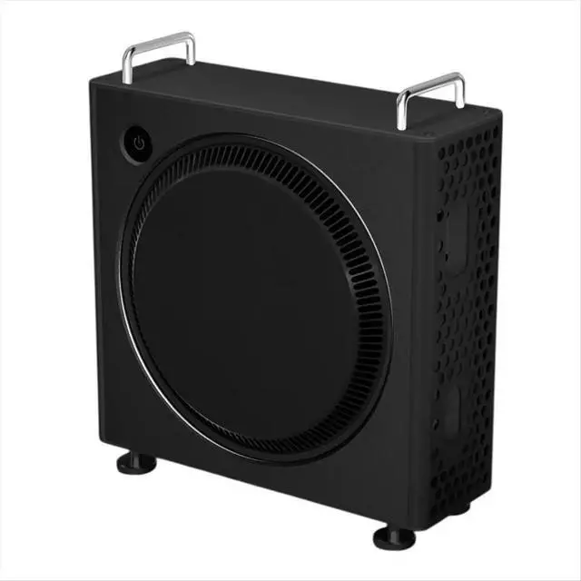Alt view image 2 of 3 - For Mini / Pro Aluminum Alloy Vertical Stand with Heat Dissipation Dustproof Shockproof Protective Case