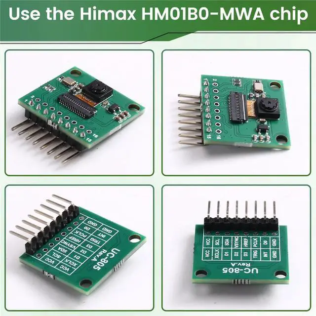 Alt view image 3 of 3 - for Camera, HM01B0 Monochrome QVGA Camera B0315 Module