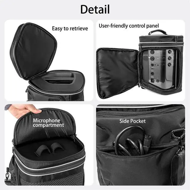 Main image of Travel Carrying Case for S1 Pro Bluetooth Speaker, Bluetooth Speaker Bag with Shoulder Straps