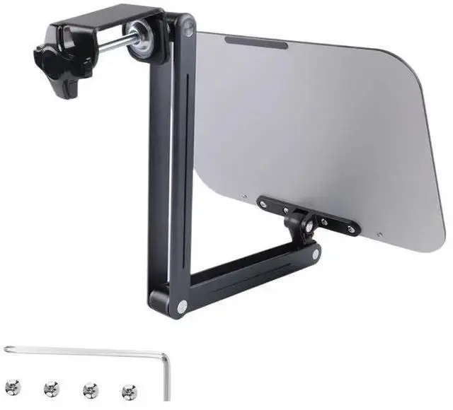 Main image of IDUD Desk Clamp Bookshelf For Reading, Ergonomic Design,Adjustable Height To 20 Inch With Swivel Base Cookbook Holder