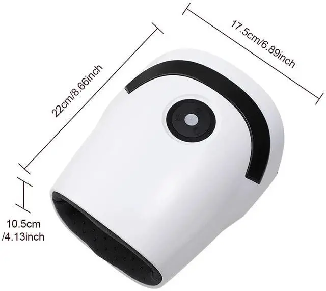Alt view image 3 of 3 - Air Pressure Heating Massager, Electric Hand Massager, Cordless Palm Finger Massager, Relieve Hand Discomfort