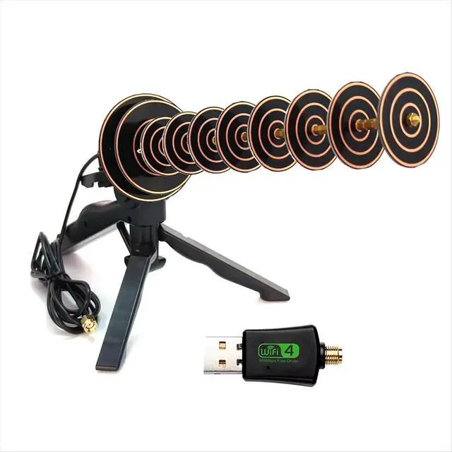 Alt view image 3 of 3 - 16dBi 2.4GHz Directional Antenna USB Network Card Receive or Transmit Signal for Laptop Desktop PC