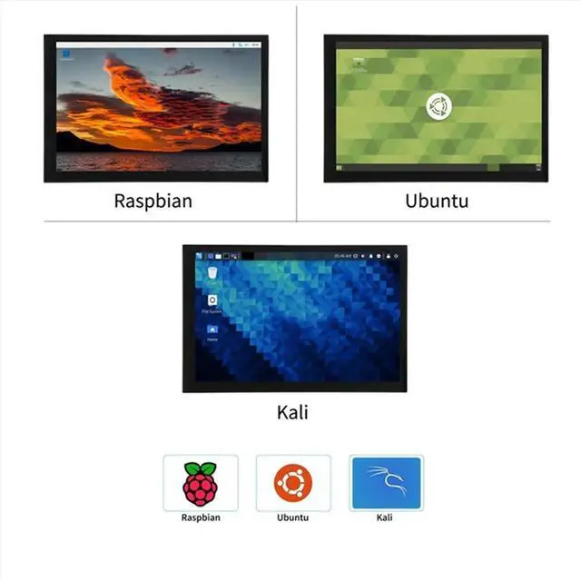 Alt view image 2 of 3 - For 4B/3B+ Capacitive Touch Display 4.3 Inch HD Ips Display Drive-Free Interface Display,A