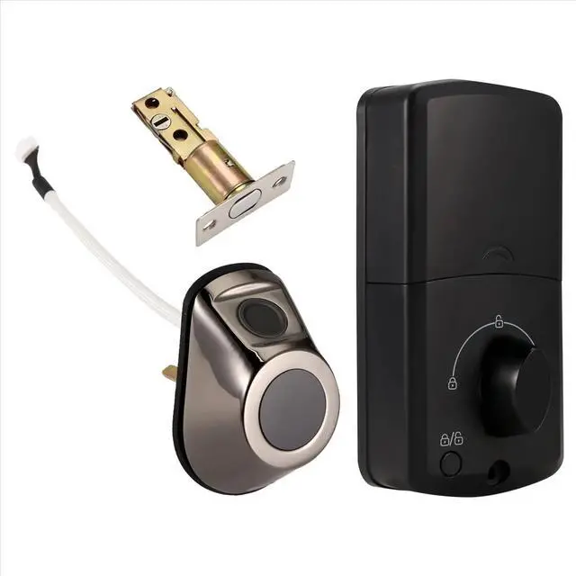 Alt view image 3 of 3 - Electronic Door Lock for Tuya Intelligent Lock Keyless Entry Digital Door Lock Smart Deadbolt with Fingerprint