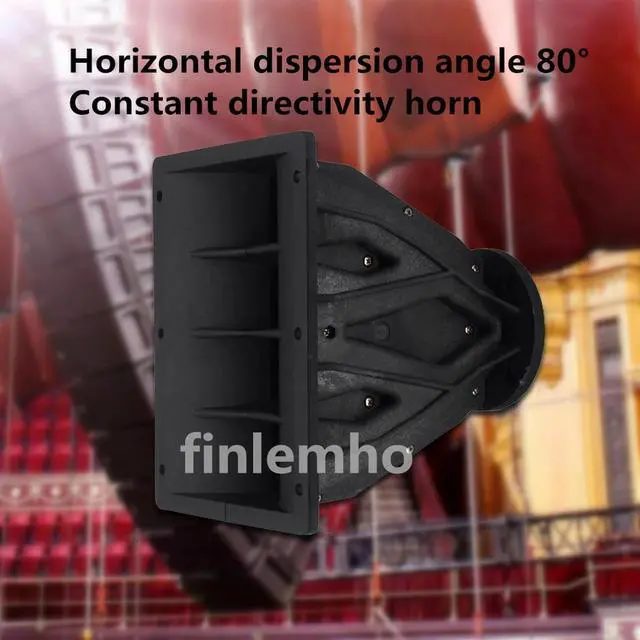 Alt view image 2 of 3 - 1PC DJ Speaker Tweeter Horn Line Array 1" Throat Wave Guide 206*155mm For Public Address System Professional Audio Home Theater