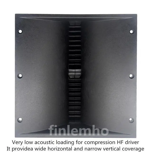 Alt view image 2 of 3 - 1PC Line Array DJ Speaker Horn Flare 2x1 Tweeter For 44.4mm Voice Coil HiFi Home Theater Professional Audio Mixer Public Address