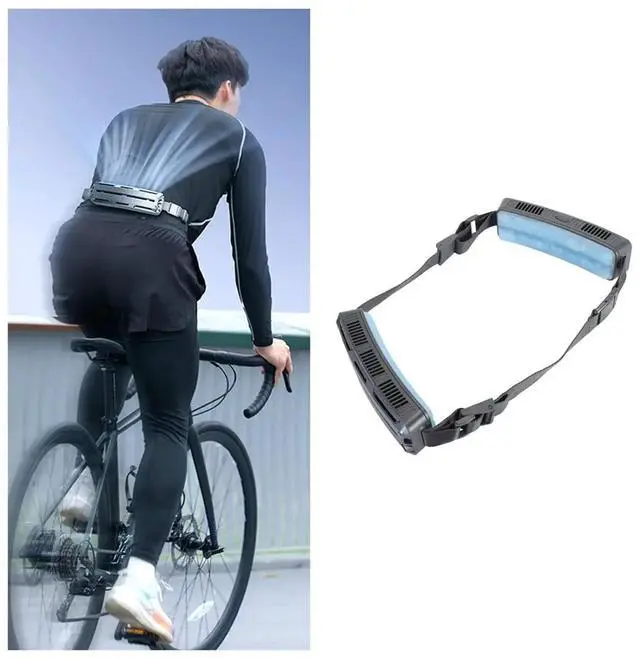 Alt view image 2 of 3 - Ice Belt Fan Smart Hanging Waist Fan Mini Usb Cooling Ice Outdoor Sport Fan Small Fan Summer Cooler