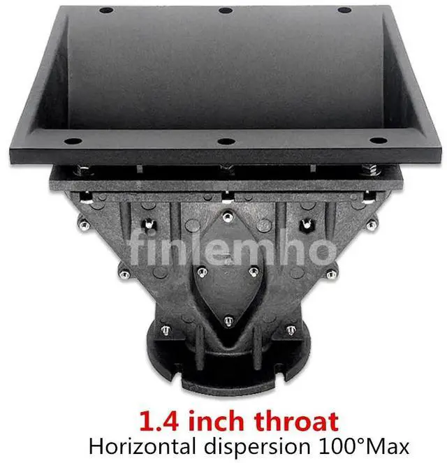 Main image of 1PC DJ Speaker Tweeter Horn Line Array Waveguide 1.4" Throat HiFi Home Theater For 3 Inch Voice Coil Professional Audio DJ Mixer