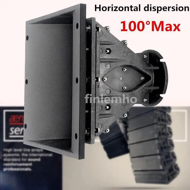 Alt view image 2 of 3 - 1PC DJ Speaker Tweeter Horn Line Array Waveguide 1.4" Throat HiFi Home Theater For 3 Inch Voice Coil Professional Audio DJ Mixer