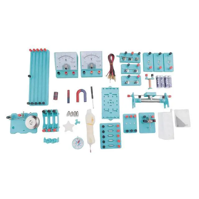 Alt view image 2 of 3 - Kids Electricity Circuit Learning Kit Physics Experiment Kit Basic Educational ABS Electricity Magnetism Learning Tool