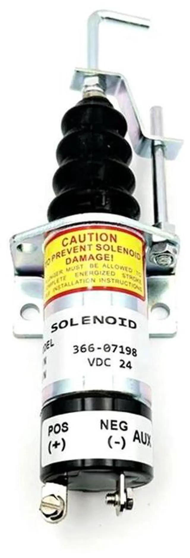 Alt view image 2 of 3 - Shutoff Solenoid for Engines 366-07198(24V) Engine Part