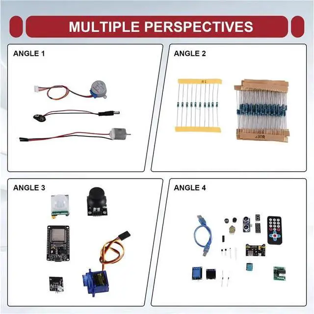 Alt view image 2 of 3 - For ESP32 Super Starter Kit Learning Development Board For Iot DIY Projects Tutorial Included
