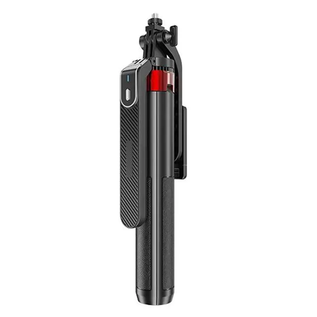 Alt view image 3 of 3 - P185 Aluminum Alloy 1.6M Handheld Stabilizer Floor Telescopic Pole Quadrupod Mobile Phone Bluetooth Selfie Stick-B