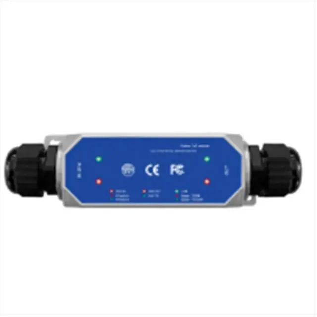 Alt view image 3 of 3 - 2 Port Gigabit PoE Extender Outdoor IP67 Waterproof 1000M POE Repeater IEEE802.3af/At/Bt Plug&Play 48V 120W for Camera