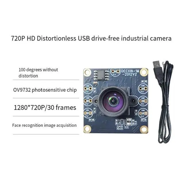 Alt view image 3 of 3 - 7Pcs 100 Degree Camera Module 1MP OV9732 1280X720 USB Free Driver Manual Focus With1 Meter Cable Forwinxp/7/8/10