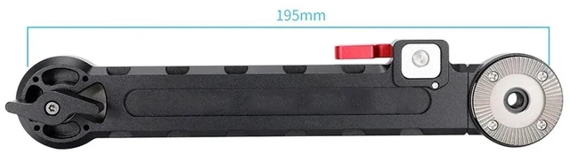 Main image of For Rosette Extension Arm Length Adjustable (195mm-295mm) with M6 Screws Shoulder-Mount Camera Extension Arm