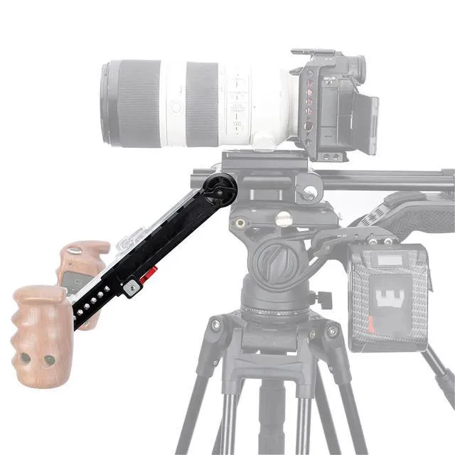Alt view image 2 of 3 - For Rosette Extension Arm Length Adjustable (195mm-295mm) with M6 Screws Shoulder-Mount Camera Extension Arm