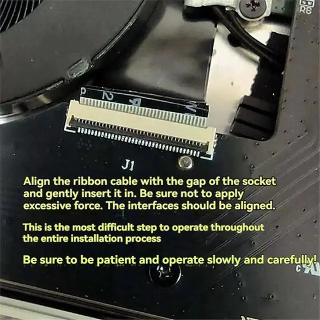 Alt view image 2 of 3 - M.2 M-Key to Oculink Adapter Card M.2 to OCuLink SFF-8611 SFF-8612 Host Adapter Chip for External Graphics Card