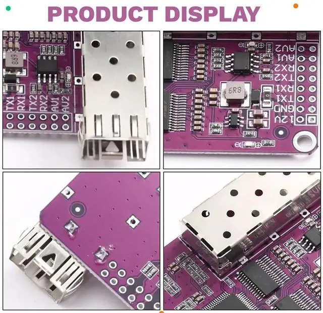 Alt view image 2 of 3 - TX1310+ RX 1550Nm TTL To Fiber Optic Converter Modules 2 Analog Video+ 2 TTL Data Over LC Optical Adapter Up 4