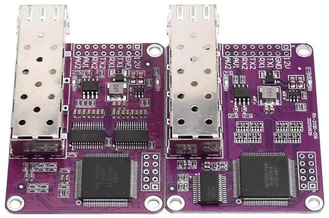 Alt view image 3 of 3 - TX1310+ RX 1550Nm TTL To Fiber Optic Converter Modules 2 Analog Video+ 2 TTL Data Over LC Optical Adapter Up 4