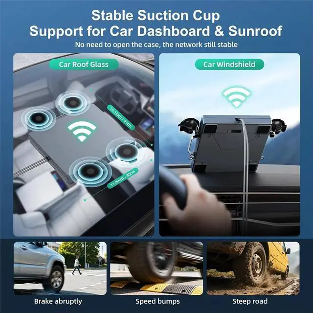 Main image of Full Protection Case for Mini Stable Suction Cup Magnetic for Car Dashboard and Sunroof Outdoor