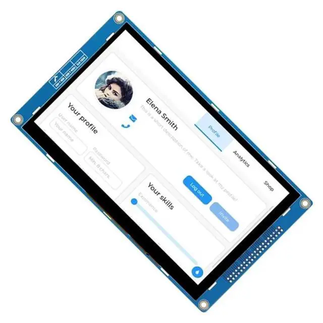 Alt view image 2 of 3 - Smart Display 7 Inch 800X480 Bluetooth LCD TFT Module Development Board LVGL Display FT5446 Capacitive Touch