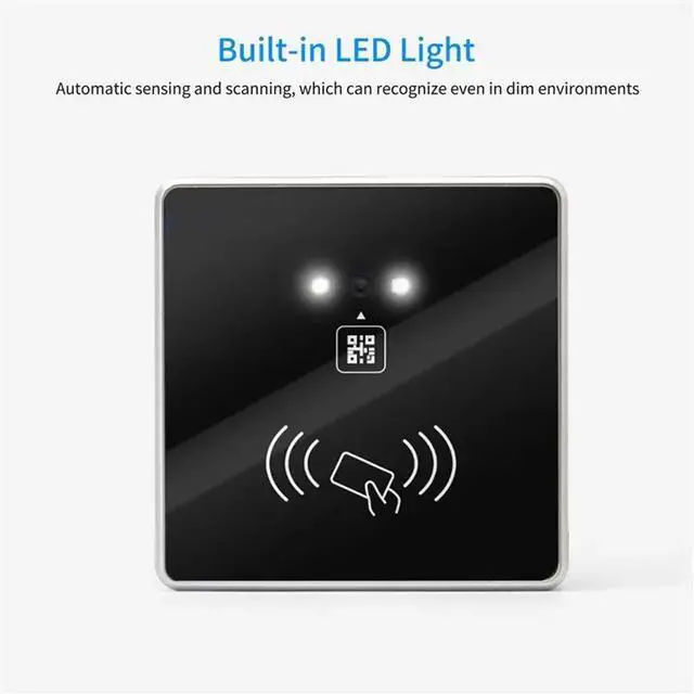 Alt view image 2 of 3 - Access Control Keypad 2D QR Code Reader 125Khz 13.56Mhz RFID Card TTL IC RS232 RS485 Wiegand
