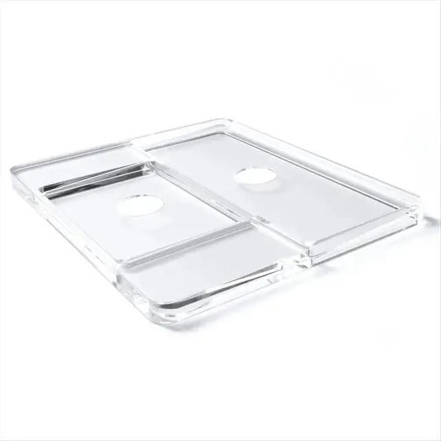 Alt view image 2 of 3 - Keyboard Wrist Rest for 2023 Magic Trackpad 2/3 Keyboard Acrylic Stand Station Transparent Crystal Pad Bracket