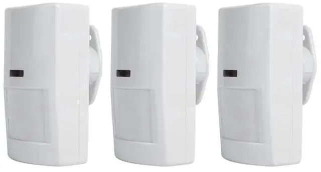 Main image of PIR Motion Detector 12V Wired Passive 3PCS Burglar Alarm 20KG Pet-Proof For Home Security Alarm System
