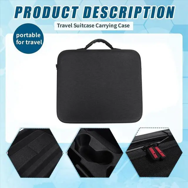 Main image of Switch 2 Game Console Bag Gamepad Controller Accessories Hard Case Storage Travel Suitcase Carrying Case A