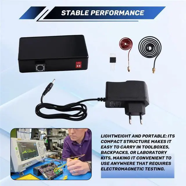Alt view image 2 of 3 - Mini Magnet Electromagnetic Coil, for Industrial Engineering Detection Lab and DIY Project EU Plug