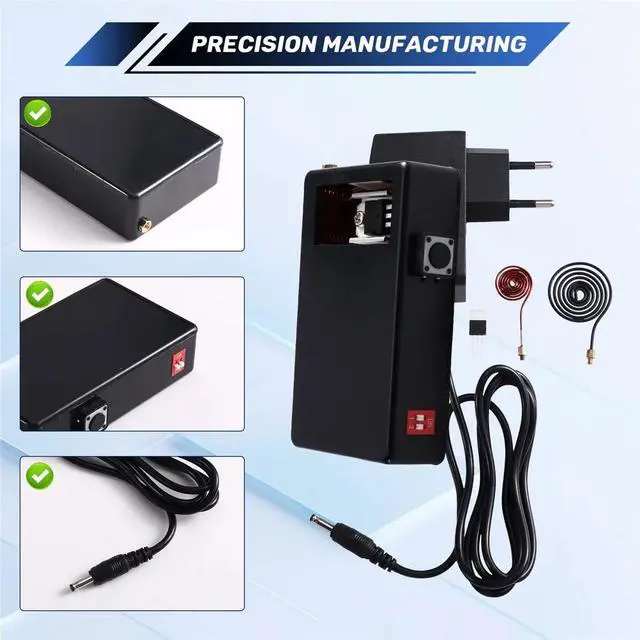 Alt view image 3 of 3 - Mini Magnet Electromagnetic Coil, for Industrial Engineering Detection Lab and DIY Project EU Plug
