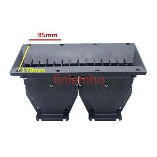 Alt view image 2 of 3 - 1PC Linearray Speaker Tweeter Horn XLC 127 2*1.4" Throat 120° x 7° For Professional Audio Stage Home Theater Karaoke
