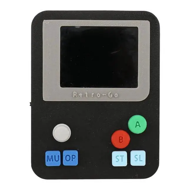 Alt view image 3 of 3 - Retro-Go - Handheld Game Console - /FC Emulator, 2.4'' IPS Screen, Preloaded 100+ Games Black