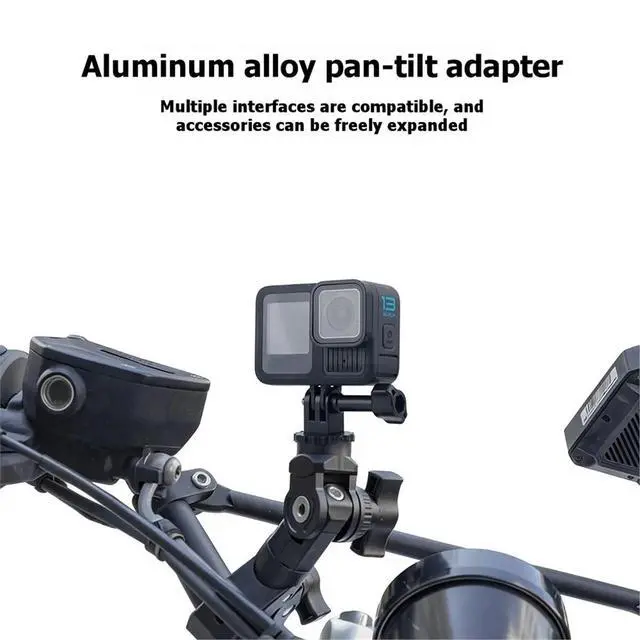 Alt view image 2 of 3 - For X4 Motorcycle Selfie Stick for Action Camera for ONE R Mount 1.1m Extension Rod