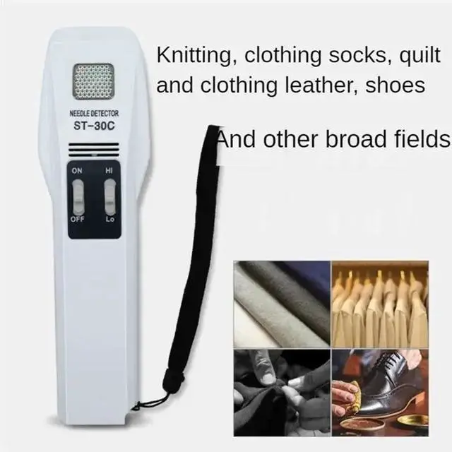 Alt view image 2 of 3 - Handheld Metal Detector Safe Needle Detection Device Needle In Meter For Textile,Garment, Safety Inspection
