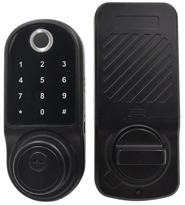 Main image of Smart Door Lock Can Be Operated By Fingerprint Sensor, Remote Intercom App, Smart Door Lock